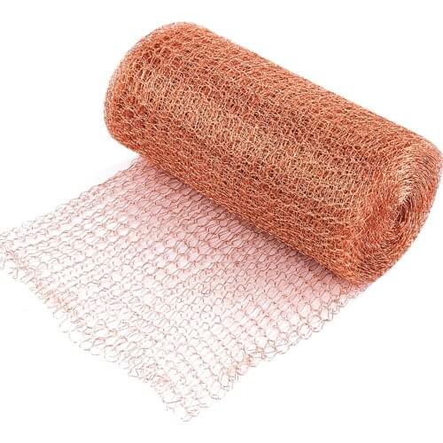 6m/20 Feet, Pure Copper Mesh Rodent Pest Control Rodent Insect Control Mesh For Home, Garden Mouse Bat Birds Snails Insect