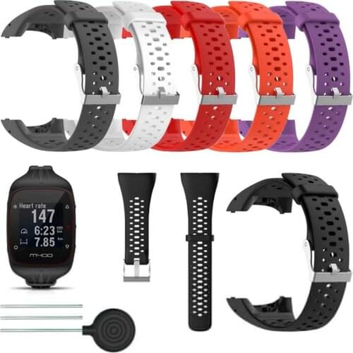 Silicone Wristband for Polar M400 M430 GPS Sports Smart Watch Replacement Watchband Sports Bracelet Watch Strap Band
