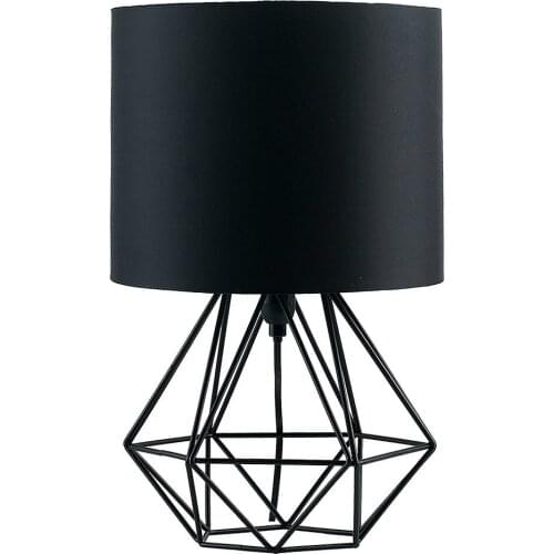 Home Goods Nordic Modern Fabric Shade Bed Side Metal Cage Table Lamp Wall Lights For Home Industrial Decor Wall Lights For Home