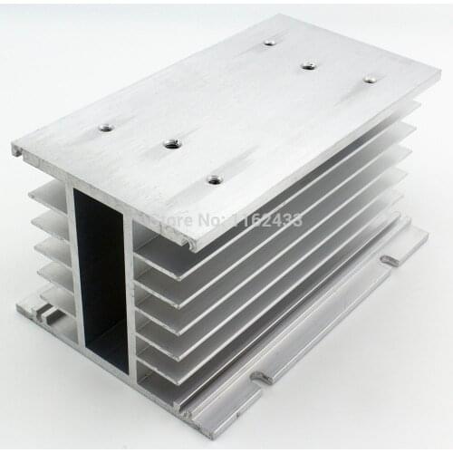 FHSH01-150 150*100*80 mm 80A three phase SSR heat sink three phase solid state relay aluminum heat sink / radiator FHS-T80