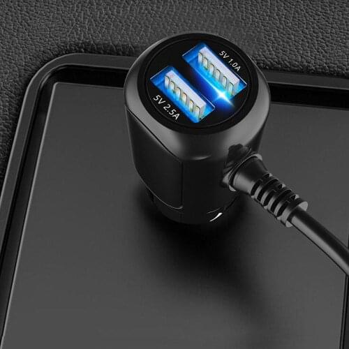 Universal Car Vehicle DC Power Charger Adapter Cord USB Cable For GPS Navigation With Cable Full Glass Fiber Double-Sided Board