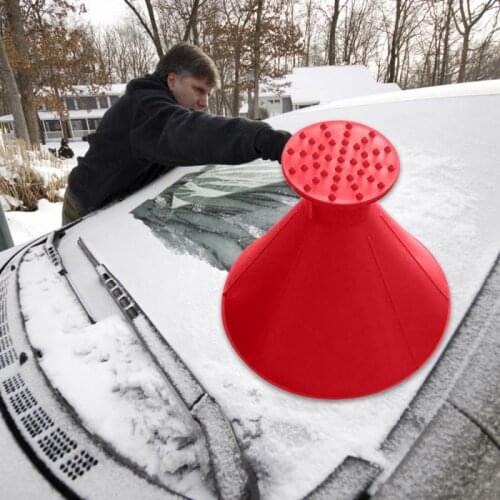 Magic Cone-Shaped Windshield Ice Scraper Snow Shovel Tool Three-piece suit Car washer Car Cleaning Car brush