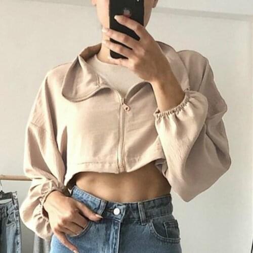 Женские стильные куртки VOOCIEC China At AliExpress