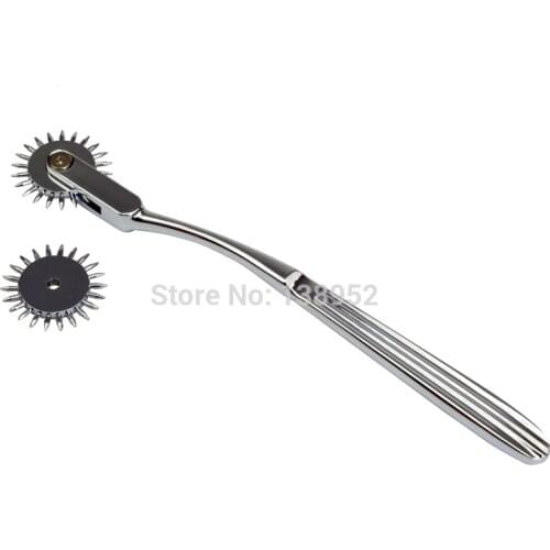 Wartenberg Pin Wheel Reflex Hammer Deluxe Medical Diagnostic Hammer BDSM Gear Roller Rolling Pinwheel Neurological