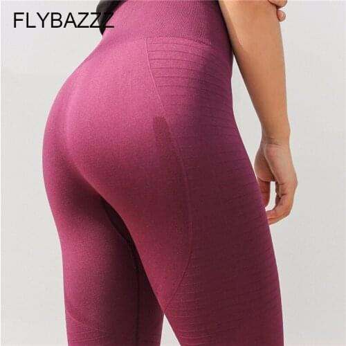 Women Yoga Pants Sports Pants High Waist Yoga Woman Tight Gym Leggings Fitness Leggings Seamless Leggings High Elastic SportWear