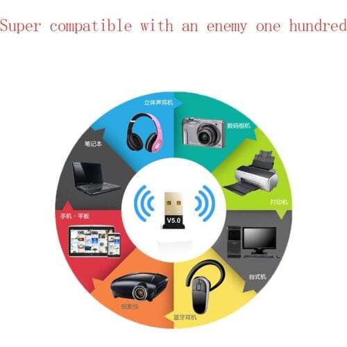 10 PCS a lot USB Bluetooth 5.0 Adapter Transmitter Receiver Mini Audio Adapter For Computer PC Laptop Music