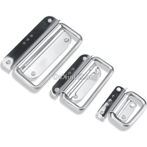 Brand New 10PCS Stainless Steel Knobs Handles Industrial Handles For Suitcase Tool Box Knob Air Box Pull Knobs Wooden Box Handle