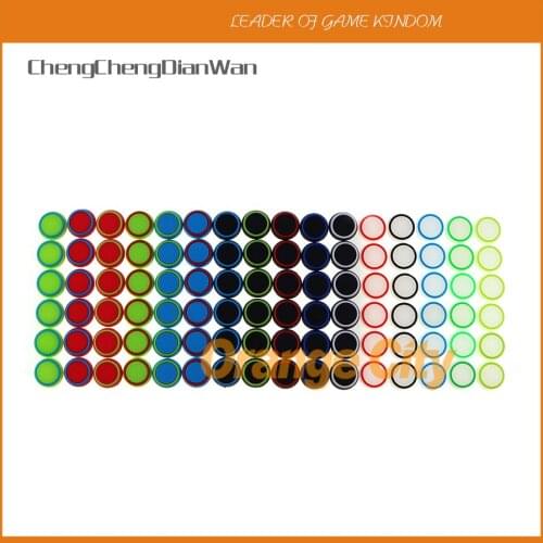 10pcs/lot Silicone colorful Cap Thumb Stick Joystick Grip light grips For PS4 PS3 Xbox360 Xbox one Controller
