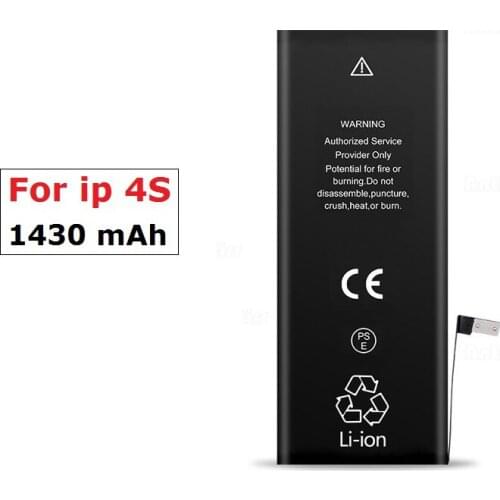 Rechargeable Battery For Apple IPhone 4s 1430mAh Accumulator For Mobile Phone Batteries