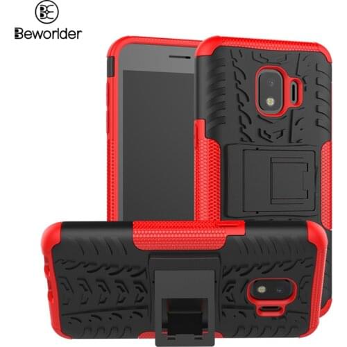 For Samsung A2 J2 Core J260 A260 Case ShockProof Dual Protect Plastic Silicone Stander Cover For Samsung J2 Pro 2018 J250 Case