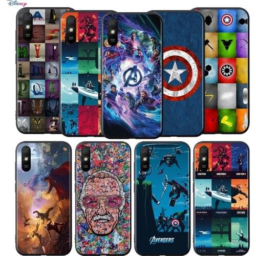 Silicone Cover Avengers Marvel For Xiaomi Redmi 9T 9 9C 9A 9AT 9i 8 8A 7 6 Pro 7A 6A 5 5A 4X Plus Phone Case