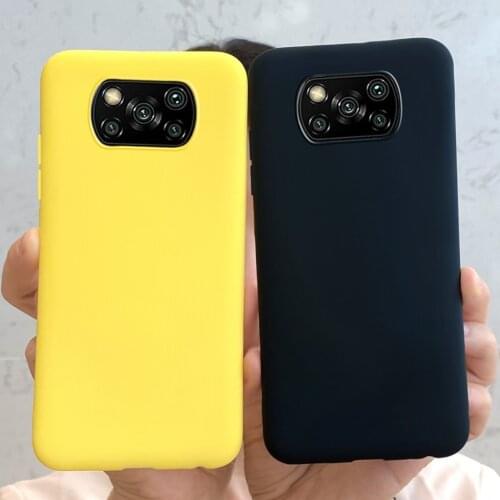 PocoX3 Case Poco X3 NFC Soft Slim Cute Fashion Back Cover For Xiaomi Poco X 3 X3 NFC Phone Cases 6.67'' Shockproof Bumper Fundas