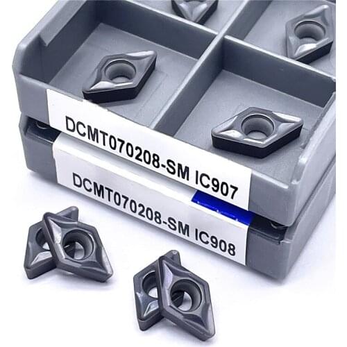 DCMT070208 SM IC907/IC908 external turning tool metal turning tool CNC blade lathe tool tungsten carbide cutting tool promotion