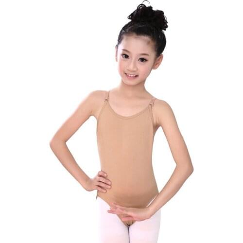 Child Girls Sleeveless Dance Leotards Ballet Leotards Costume Kids Dancewear Y6