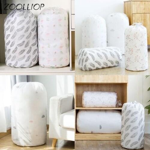 PEVA home organizer storage bag Clothes Packaging Toy packing Bag Quilt Closet organizer Clothing bag For Pillow Blanket Bedding