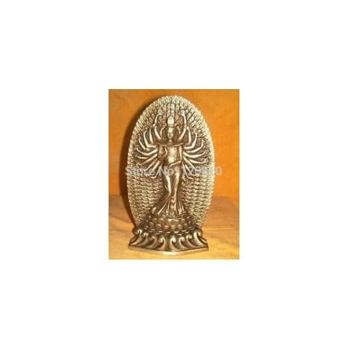 Exquisite Old Thousand guanyin bodhisattva Buddha copper Statue/ Sculpture,best collection
