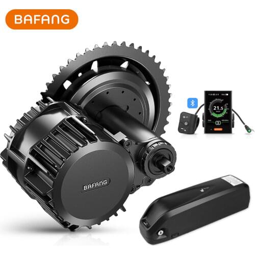 Universal 48V 1000W Bafang BBSHD BBS03 Mid Drive Motor Electric Fat Beach ATV Bike Conversion Kit With Samsung 17.5Ah Battery