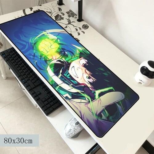 My hero academia mouse pad 800x300x2mm mats Beautiful Computer mouse mat gaming accessories Domineering mousepad keyboard gamer