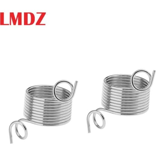 LMDZ 2Sizes Ring Type Finger Wear Thimble Yarn Spring Guides Stainless Steel Needle Thimble Knitting Tools Yarn Guides Sewing