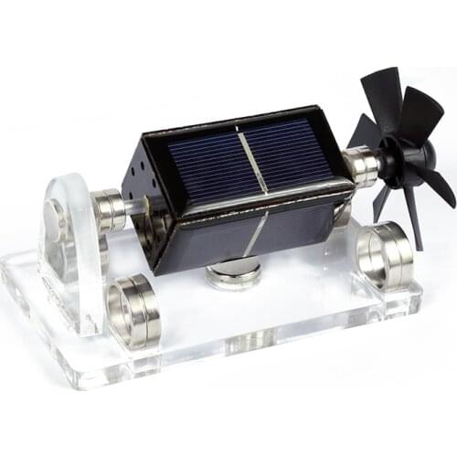 Magnetic Levitation Solar Motor Creative Magnetic Levitation Ornament Fan Blade Science Gift Christmas Gift
