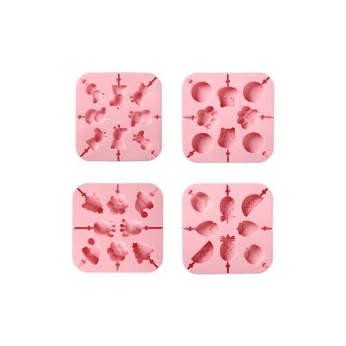 Cartoon candy Cake mold Jelly Cookies Soap Mold Chocolate Baking Mould Tray Wax Ice Fashion Cake Tool Kitchen Accessories