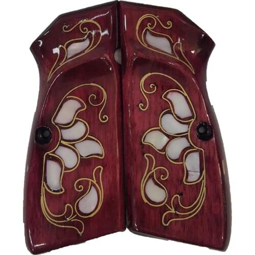 Browning Pearl Inlaid Grips Kırımızı Model 1