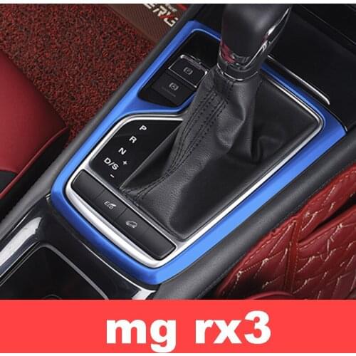 Lsrtw2017 Car Center Control Gear Frame Panel Trims for Mg Roewe Rx3 2018 2019 2020 Interior Accessories Auto Styling