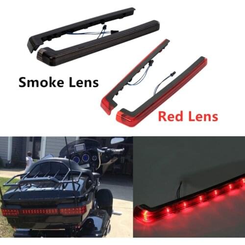 Motorcycle Pack Accent Side Marker Panel LED Light For Harley Tour Pak Touring Street Electra Glide Road King FLHX FLH 2006-2020