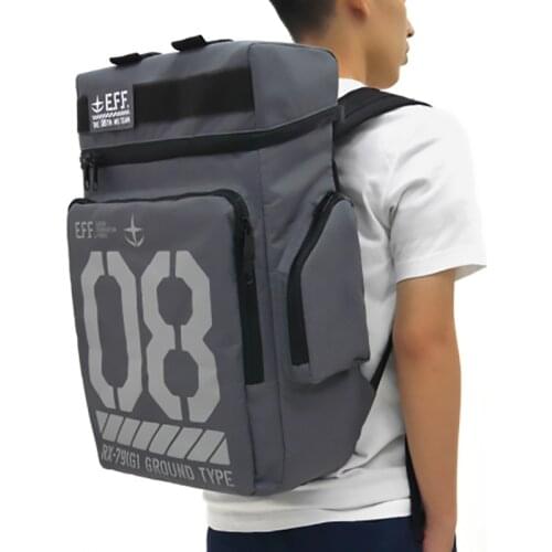 Japan Anime Gundam Backpack Cosplay Camping Bag Student Men Women