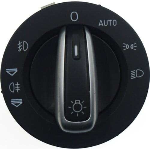 100%New ! Chrome Headlight Switch Contorl w/ Auto For AUDI A3 A6 S6 C6 RS6 Allroad Q7 OE: 4FD941531A , 4F1941531E, 4F1941531D