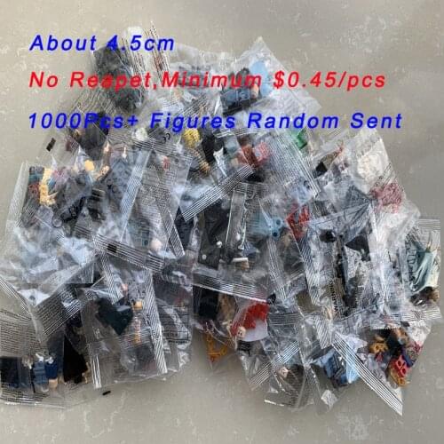 20/50/100Pcs Random Wholesale Figures Flea Market Building Blocks Bricks Party Gifts Toys For Children