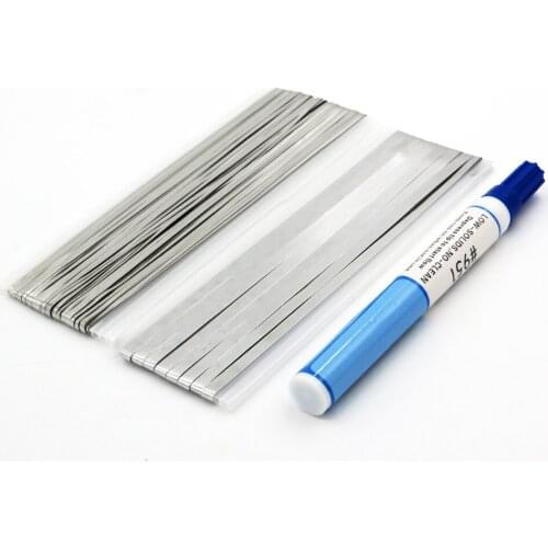 20 Meters Tabbing Tab Wire + 2 Meters PV Ribbon Bus Wire + 1pc 951 Soldering Rosin Flux Pen For DIY Soldering Solar Cell Panel