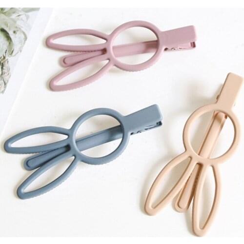 6PCS/Set Women Girls Cute Colorful Rabbit Triangle Hairpins Sweet Hair Clips Barrettes Hair Ornament Fashion Hair Accessories
