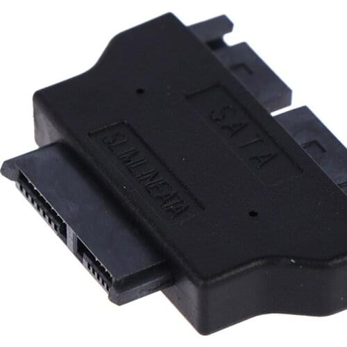 Slimline SATA Adapter Serial ATA 7+15 22pin Male to Slim 7+6 13pin Female