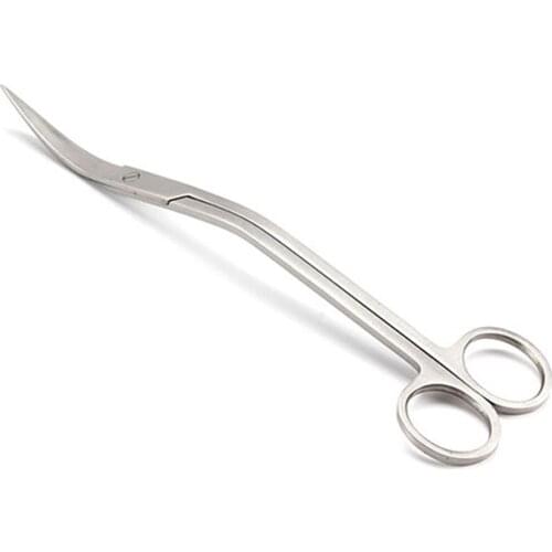 Stainless Steel Aquarium Live Tank Plant Aquascaping Kit Wave Scissors 25cm