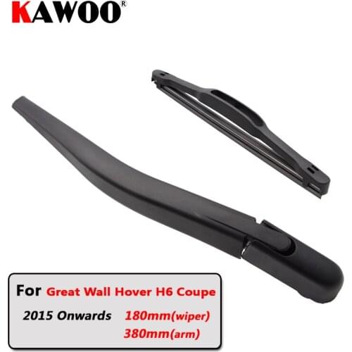 KAWOO Auto Windscreen Car Rear Wiper Blades Back Window Wipers Arm For Great Wall Hover H6 Coupe Hatchback (2015 Onwards) 180mm