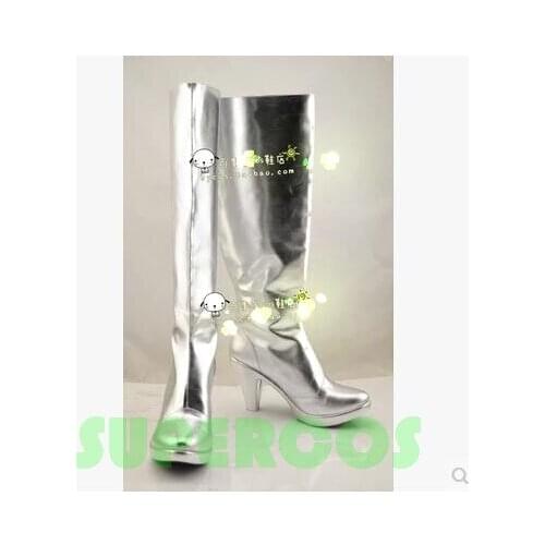 Free Shipping! Fate Stay Night Saber Cosplay Shoes Boots Professional Handmade! Perfect Customized For you