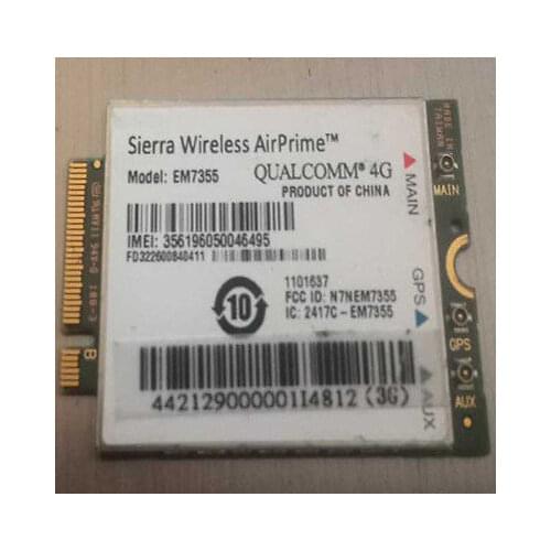 Wireless Adapter Card for Sierra Wireless AirPrime EM7355 Gobi5000 WWAN HSPA NGFF card for DELL Asus Sony toshiba