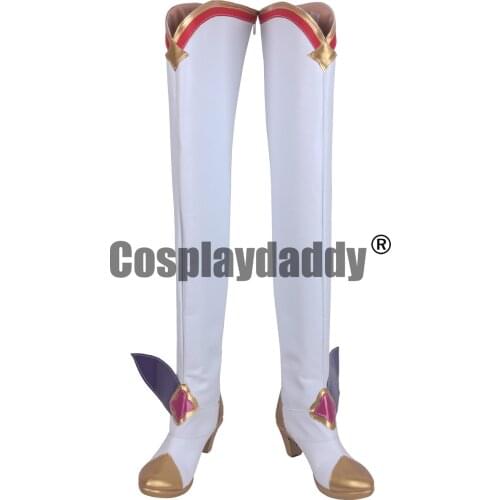 LOL the Nine-Tailed Fox Star Guardian Ahri Cosplay Shoes Long Boots S008