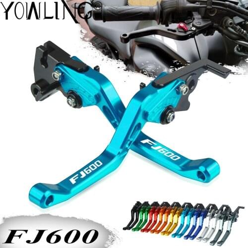 For YAMAHA FJ600 FJ 600 1984-1985 Motorcycle Accessories CNC Aluminum Adjustable Foldable Extendable Brake Lever Clutch Levers