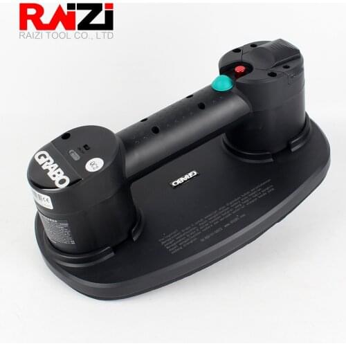 Raizi Grabo H Portable Electric Vacuum Suction Cup Lifter for Wood Drywall Granite Glass Tile Heavy Lifting Tool