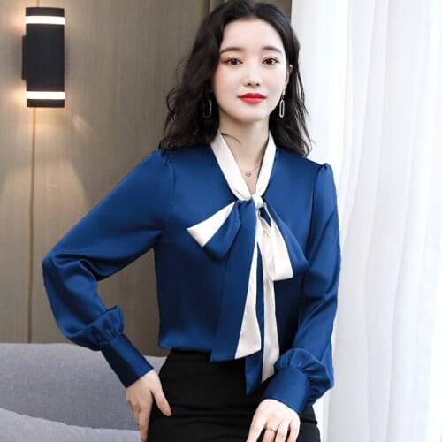 Женские синие рубашки Lace Girl China At AliExpress