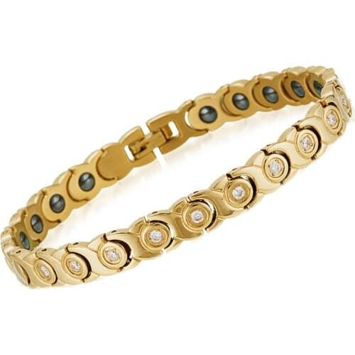 Stainless Steel Bracelet Titanium Steel Jewelry Germanium Magnet Energy Bracelet Fashion Jewelry Holiday gift