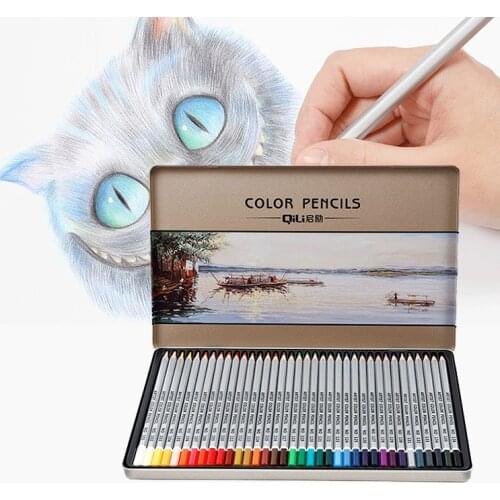 36/48/72 Oily Colour Pencil Fine Art Lapis De Cor 72 Cores Professional Colored Pencils Lapis Artist Crayons Sketch Pencils Set