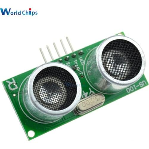 US-100 Ultrasonic Sensor Module DC 2.4V - 5V With Temperature Compensation Range Distance 450cm For Arduino
