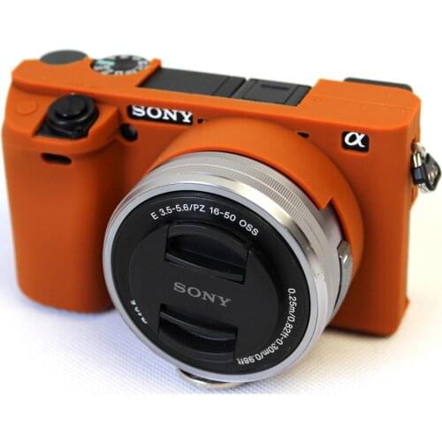 Soft Silicone Rubber Camera Protective Body Cover Case Skin For SONY Alpha A6300 ILCE-6300 Leather Camera Bag Lens Bag Neoprene