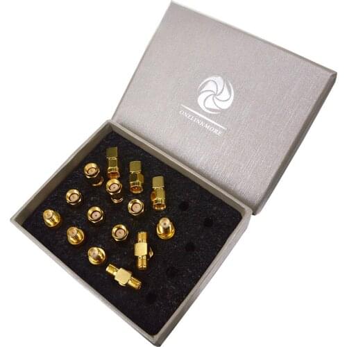 SMA RF Adapter Kit SMA 15 Type Straight Nickel & Gold Plated SMA Male/Female