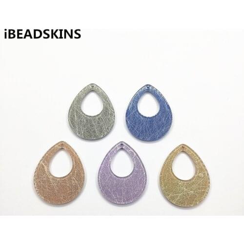 New arrival! 38x30mm 100pcs Acrylic Drop-Shape charm/Connectors for Necklace,Earrings parts,Accessories,hand Made Jewelry DIY