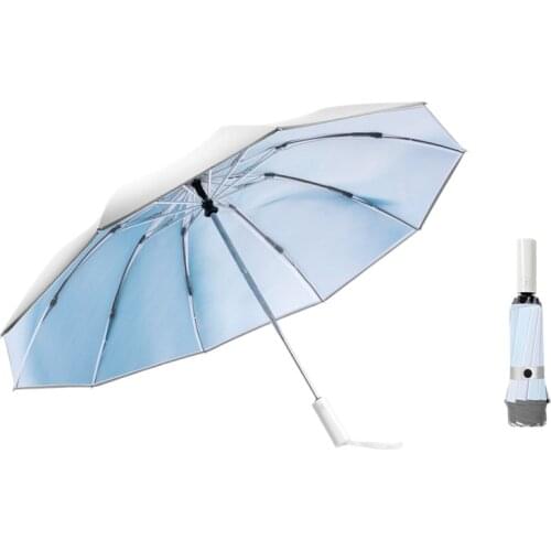 10K Fully Automatic Umbrella Reverse Folding Umbrella Fold Sun Umbrella Anti-UV Umbrella Sunny Umbrella