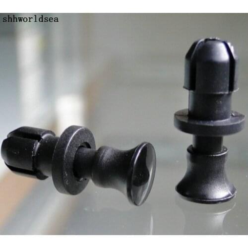 Shhworldsea Nylon Black Push-Type Retainer Car Auto Push Type Bumper Fender Retainer Fasteners Clip